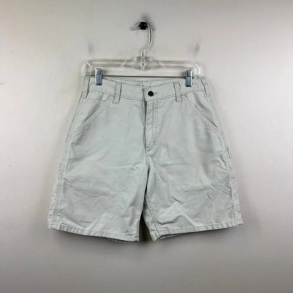 Carhartt B144 Put Carpent White Cargo Shorts  Size 30